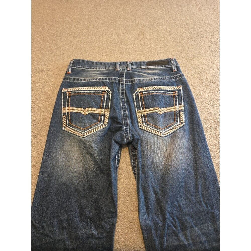 CJ Black Premium Jeans Men 30X28 Relaxed Straight Fit Heavy Stitch  Streetwear